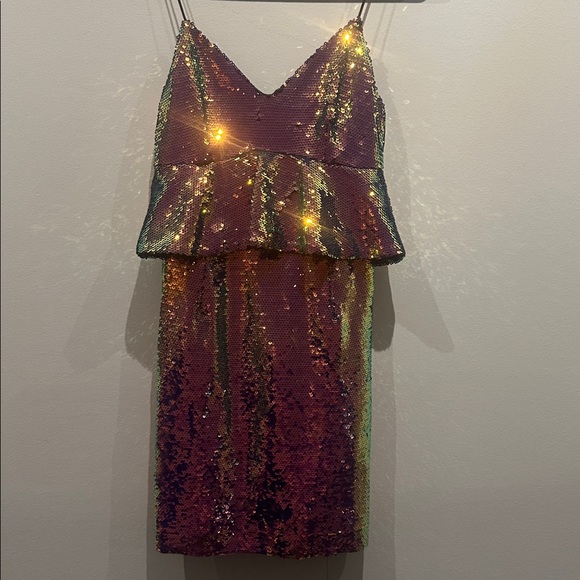 Zara Sequin holographic Dress - Picture 2 of 4